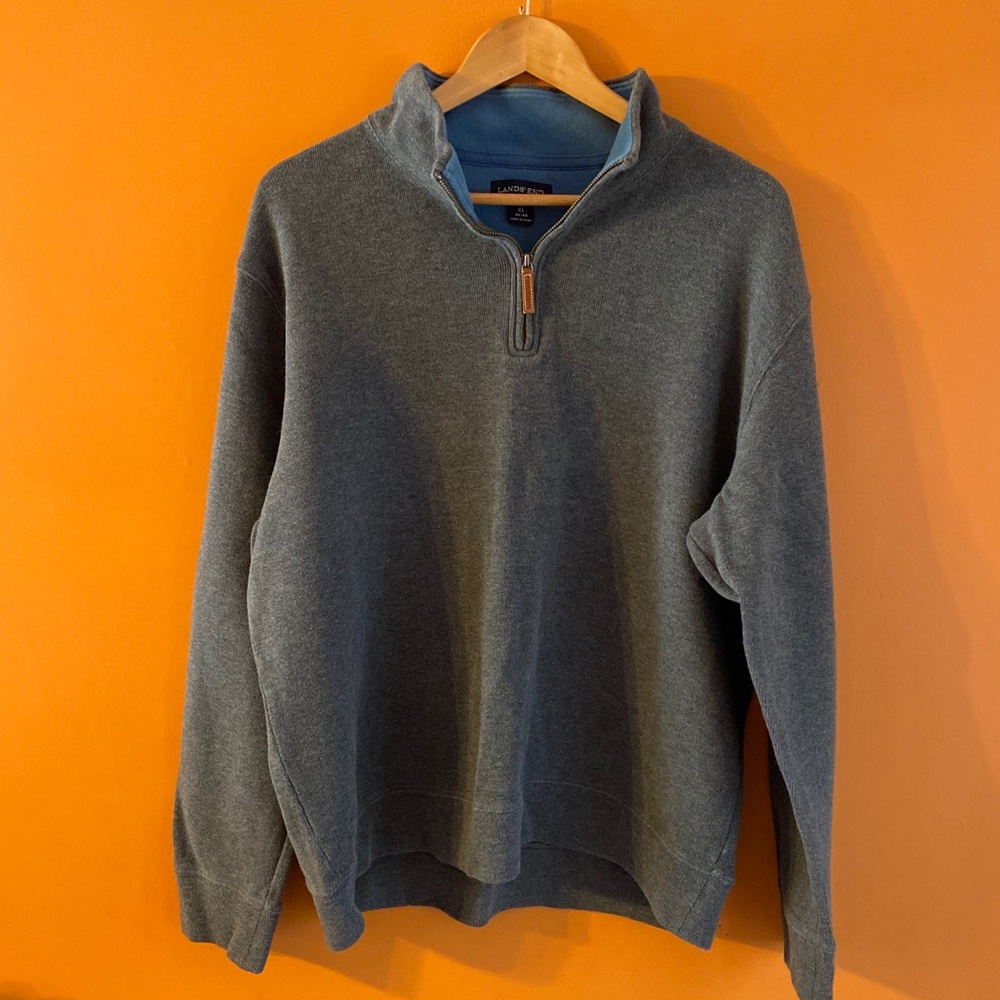 Lands End Quarter Zip Sweater